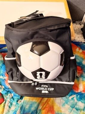 Fifa World Cup 2026 Backpack Soccer Ball Bag Sports NEW RARE Travel School Home